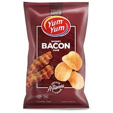 Croustilles Yum yum Bacon 150g