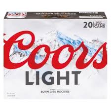 Coors light 20x355ml-canettes