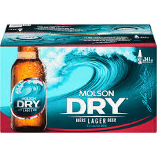 Molson Dry 24x341ml-bouteilles