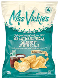 Miss vickie's sel marin et vinaigre de malt 200g