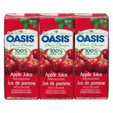 Jus oasis pomme 8x200ml
