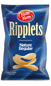 Croustilles Yum yum Ripplets Nature 200g