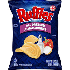 Ruffles Assaisonnées 200g