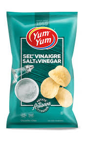 Croustilles Yum yum Sel et vinaigre 200g