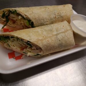 Wrap ranch poulet bacon