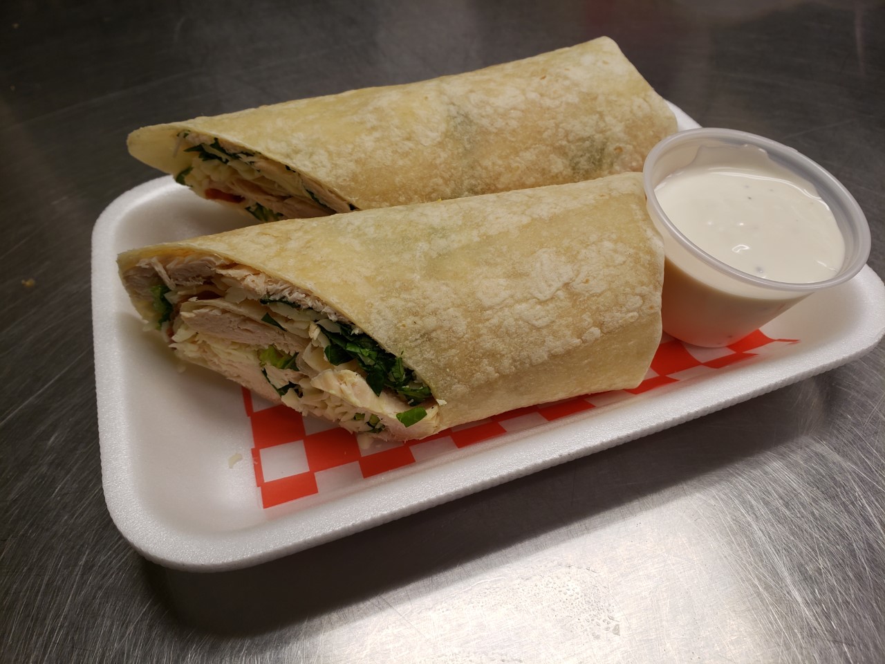 Tortillas poulet césar