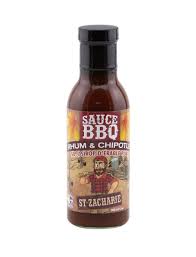 Sauce BBQ St-Zacharie rhum & chipotle 350ml