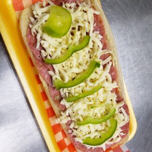 Sous-marin pizza pepperoni maison